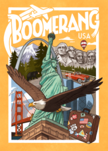 Boite de jeu Boomerang USA