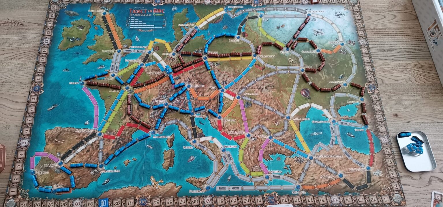Les Aventuriers du Rail Europe édition 15e anniversaire Edition luxe grand format pour un